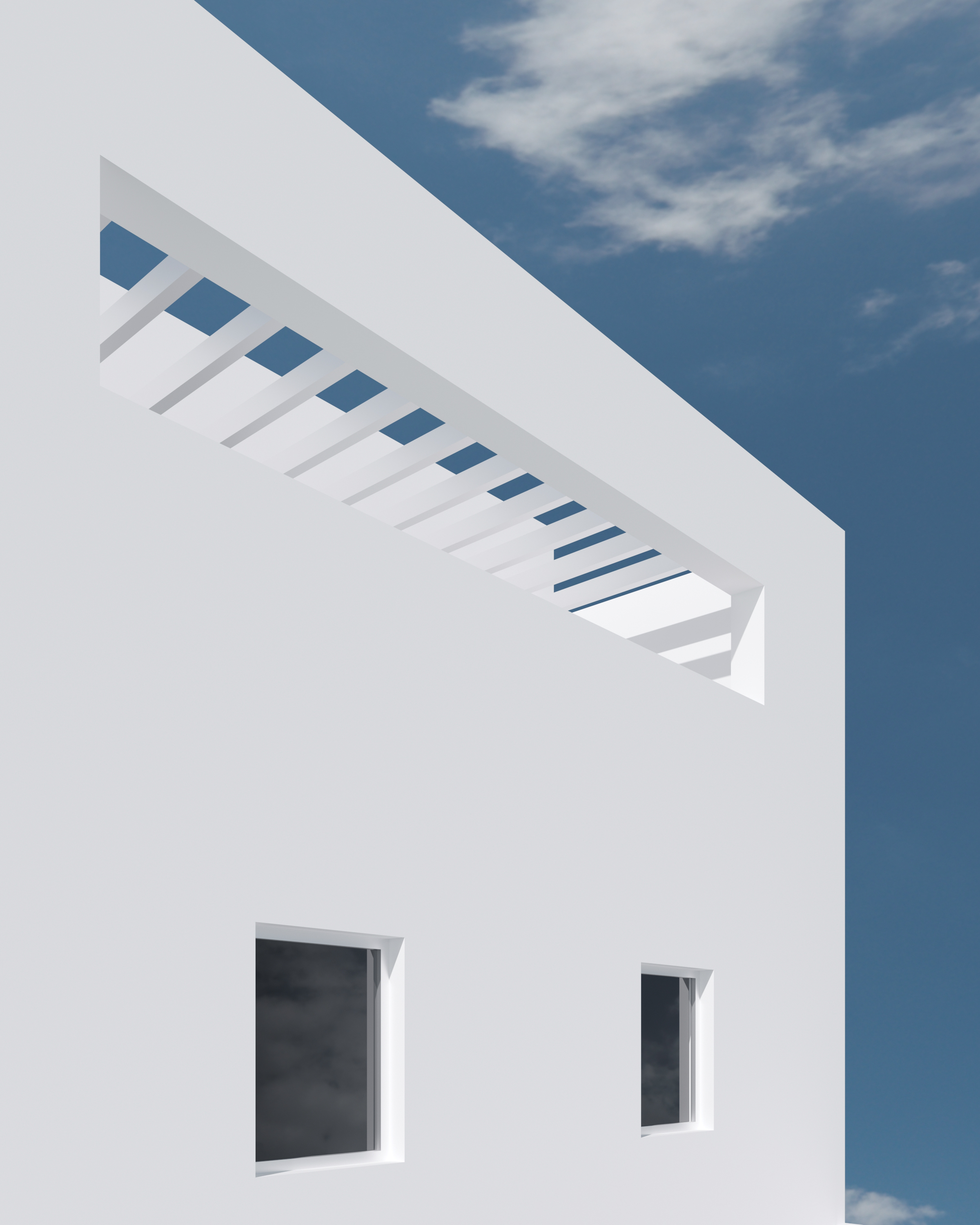 Casa la Colpa - Fachada Posterior